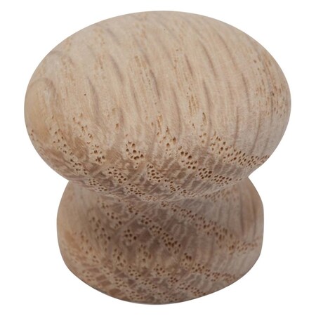 Waddell Waddell Round Cabinet Knob 1-1/2 in. D .5 in. Natural 25 pk 9211.50 OAK-25